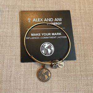 Alex and Ani Make Your Mark Gold Bangle